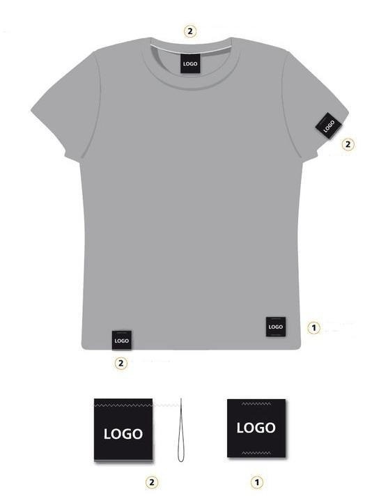Custom woven labels for clothing brands and garment factories
